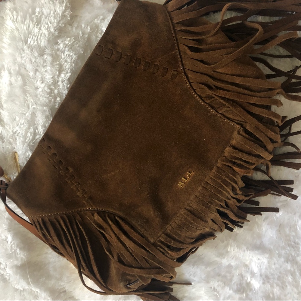 Suede crossbody!